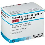 Oxcarbazepin-ratiopharm 600 mg Filmtabletten günstig im Preisvergleich