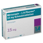Mirtazapin - 1 A Pharma 15mg Schmelztabletten günstig im Preisvergleich