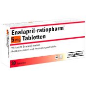 Enalapril-ratiopharm 5mg Tabletten günstig im Preisvergleich