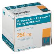Mycophenolat - 1 A Pharma 250mg Hartkapseln günstig im Preisvergleich