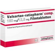 Valsartan-ratiopharm comp. 160mg/12.5mg Filmtabl. günstig im Preisvergleich