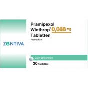 Pramipexol Winthrop 0.088mg Tabletten