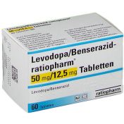 Levodopa/Benserazid-ratiopharm 50 mg/12.5 mg Tab