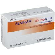 Sevikar 20 mg/5 mg Filmtabletten günstig im Preisvergleich