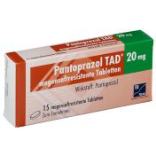 Pantoprazol TAD 20mg magensaftresistente Tabletten günstig im Preisvergleich
