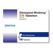 Glimepirid Winthrop 1mg Tabletten günstig im Preisvergleich