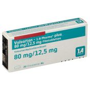Valsartan - 1 A Pharma plus 80/12.5mg Filmtabl. günstig im Preisvergleich