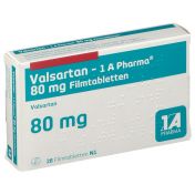 Valsartan - 1 A Pharma 80mg Filmtabletten günstig im Preisvergleich