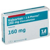 Valsartan - 1 A Pharma 160mg Filmtabletten günstig im Preisvergleich