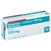 Valsartan - 1 A Pharma 320mg Filmtabletten günstig im Preisvergleich