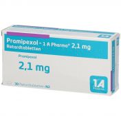 Pramipexol - 1 A Pharma 2.1 mg Retardtabletten günstig im Preisvergleich