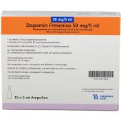 Dopamin Fresenius 50 mg Glas
