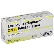 Letrozol-ratiopharm 2.5mg Filmtabletten