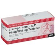 Lisinopril comp. AbZ 10mg/12.5mg Tabletten günstig im Preisvergleich