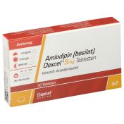 Amlodipin (besilat) Dexcel 5mg Tabletten günstig im Preisvergleich