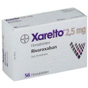 Xarelto 2.5 mg Filmtabletten günstig im Preisvergleich