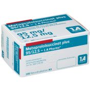 Metoprololsuccinat 1 A Pharma plus 95/12.5 günstig im Preisvergleich