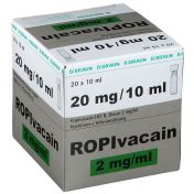 Ropivacain B.Braun 2mg/ml günstig im Preisvergleich