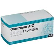 Olanzapin AbZ 2.5 mg Tabletten günstig im Preisvergleich