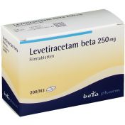 Levetiracetam beta 250mg Filmtabletten günstig im Preisvergleich