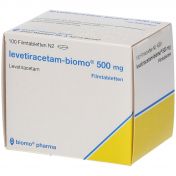 Levetiracetam-biomo 500mg Filmtabletten