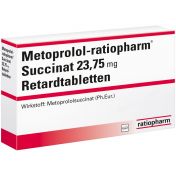 Metoprolol-ratiopharm Succinat 23.75 mg Retardtbl günstig im Preisvergleich