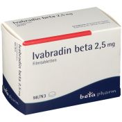 Ivabradin beta 2.5 mg Filmtabletten günstig im Preisvergleich