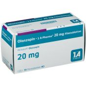 Olanzapin - 1 A Pharma 20mg Filmtabletten
