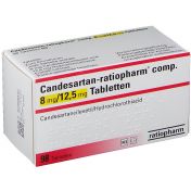 Candesartan-ratiopharm comp. 8mg/12.5mg Tabletten günstig im Preisvergleich