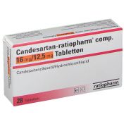 Candesartan-ratiopharm comp. 16mg/12.5mg Tabletten günstig im Preisvergleich