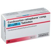 Candesartan-ratiopharm comp. 32mg/25mg Tabletten günstig im Preisvergleich