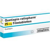 Quetiapin-ratiopharm 25mg Filmtabletten günstig im Preisvergleich