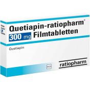 Quetiapin-ratiopharm 300mg Filmtabletten günstig im Preisvergleich