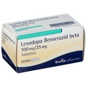 Levodopa Benserazid beta 100mg/25mg Tabletten