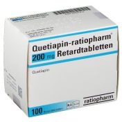 Quetiapin-ratiopharm 200mg Retardtabletten günstig im Preisvergleich