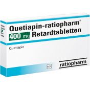 Quetiapin-ratiopharm 400mg Retardtabletten günstig im Preisvergleich