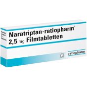 Naratriptan-ratiopharm 2.5 mg Filmtabletten