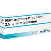 Naratriptan-ratiopharm 2.5 mg Filmtabletten