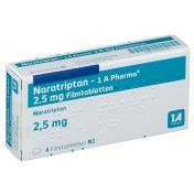 Naratriptan - 1 A Pharma 2.5 mg Filmtabletten günstig im Preisvergleich