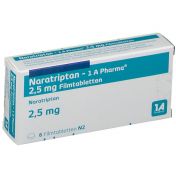 Naratriptan - 1 A Pharma 2.5 mg Filmtabletten günstig im Preisvergleich