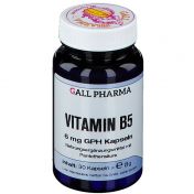 Vitamin B5 6 mg GPH Kapseln günstig im Preisvergleich