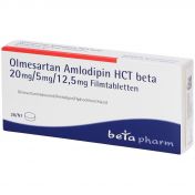 Olmesartan Amlodipin HCT beta 20mg/5mg/12.5mg FTA günstig im Preisvergleich