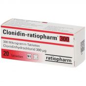 Clonidin-ratiopharm 300 Tabletten günstig im Preisvergleich