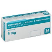 Montelukast - 1 A Pharma 5 mg Kautabletten