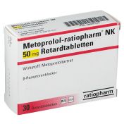 Metoprolol-ratiopharm NK 50mg Retardtabletten