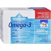 GESUNDFORM Omega-3 1000mg Vega-Soft