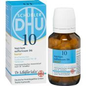 Biochemie DHU 10 Natrium sulfuricum D 6 Karto
