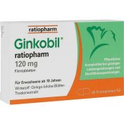 GINKOBIL ratiopharm 120 mg Filmtabletten günstig im Preisvergleich