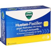 WICK Husten-Pastillen gegen Reizhusten mit Honig günstig im Preisvergleich