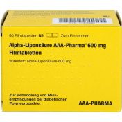 Alpha-Liponsäure AAA-Pharma 600mg Filmtabletten